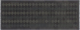 handmade Modern Kilim Black Green Hand-Woven RUNNER 100% WOOL area rug 3' x 8'