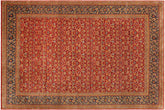 handmade Transitional Red Blue Hand Knotted RECTANGLE 100% WOOL area rug 10' x 14'
