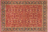 handmade Traditional Design Red Teal Hand Knotted RECTANGLE 100% WOOL area rug 10' x 14'