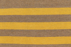 handmade Modern Kilim Yellow Gray Hand-Woven RECTANGLE 100% WOOL area rug 6' x 8'