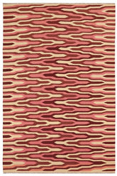 Flat Weave Kilim Antique Navaho Vintage handmade Modern Kilim Beige Pink Hand-Woven Rectangle 100% Wool Area Rug 6x9