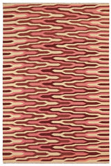 Flat Weave Kilim Antique Navaho Vintage handmade Modern Kilim Beige Pink Hand-Woven Rectangle 100% Wool Area Rug 6x9