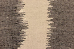Flat Weave Kilim Antique Navaho Vintage handmade Modern Kilim Beige Black Hand-Woven Rectangle 100% Wool Area Rug 8x10