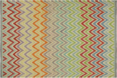 handmade Modern Kilim Red Blue Hand-Woven RECTANGLE 100% WOOL area rug 8x10
