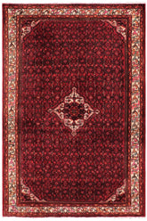 handmade Traditional Tabriz Red Beige Hand Knotted RECTANGLE 100% Wool Pile area rug 7x10