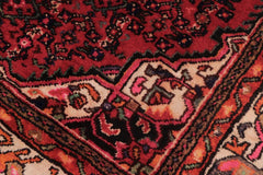 handmade Traditional Tabriz Red Beige Hand Knotted RECTANGLE 100% Wool Pile area rug 7x10