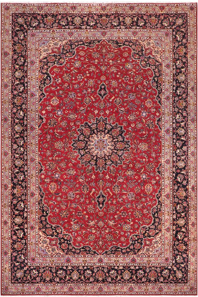 Traditional handmade Persian vintage distressed Red Purple Hand Knotted RECTANGLE 100% WOOL area rug 10 x 14