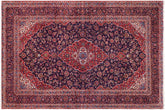 handmade Traditional Tabriz Blue Red Hand Knotted RECTANGLE 100% WOOL area rug 10 x 13