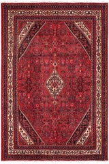 handmade Traditional Tabriz Red Beige Hand Knotted RECTANGLE 100% Wool Pile area rug 8x12