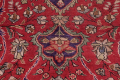 handmade Vintage Bakhtiari Red Purple Hand Knotted RECTANGLE 100% WOOL area rug 9' x 11'