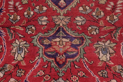 Traditional handmade Persian vintage distressed Bakhtiari Red Purple Hand Knotted RECTANGLE 100% WOOL area rug 9 x 11