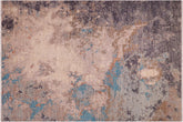 handmade Modern Modern Gray Blue Hand Knotted RECTANGLE WOOL&SILK area rug 9' x 12'
