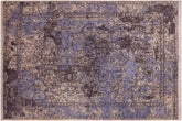 handmade Modern Modern Beige Charcoal Hand Knotted RECTANGLE WOOL&SILK area rug 9' x 12'