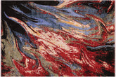 Eclectic Ziegler Atkinson Red/Blue Wool&Silk Rug - 8'10'' x 11'8''