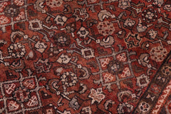 handmade Traditional Tabriz Red Brown Hand Knotted RUNNER 100% Wool Pile area rug 3x10