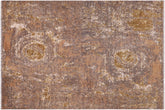 handmade Modern Modern Gray Brown Hand Knotted RECTANGLE WOOL&SILK area rug 8' x 10'