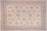 handmade Traditional Kafkaz Beige Tan Hand Knotted RECTANGLE 100% WOOL area rug 12x15