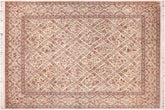 handmade Transitional Nadeem Ivory Ivory Hand Knotted RECTANGLE 100% WOOL area rug 9x12