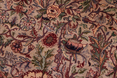 handmade Transitional Rosheen Taupe Pink Hand Knotted RECTANGLE 100% WOOL area rug 9x13