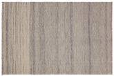 handmade Modern Kilim Gray Gray Hand-Woven RECTANGLE 100% WOOL area rug 6' x 8'
