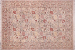 handmade Transitional Morris Lt. Gray Lt. Gray Hand Knotted RECTANGLE 100% WOOL area rug 9x12