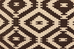 Flat Weave Kilim Antique Navaho Vintage handmade Modern Kilim Beige Brown Hand-Woven Rectangle 100% Wool Area Rug 5x7