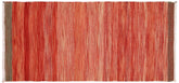handmade Modern Kilim Red Blue Hand-Woven RUNNER 100% WOOL area rug 3x7