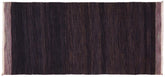 handmade Modern Kilim Blue Purple Hand-Woven RUNNER 100% WOOL area rug 4' x 7'