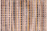 handmade Geometric Berjusta Gray Blue Hand Knotted RECTANGLE 100% WOOL area rug 8' x 11'