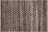 handmade Geometric Moroccan Black Beige Hand Knotted RECTANGLE 100% WOOL area rug 9' x 12'