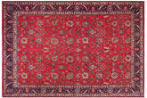 handmade Traditional Tabriz Red Blue Hand Knotted RECTANGLE 100% WOOL area rug 10 x 12