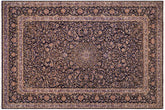 handmade Traditional Nahin Blue Beige Hand Knotted RECTANGLE 100% WOOL area rug 10 x 13