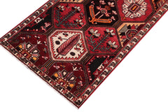 handmade Traditional Tabriz Red Rust Hand Knotted RUNNER 100% WOOL area rug 4 x 10