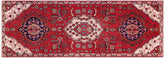 handmade Traditional Tabriz Red Beige Hand Knotted RUNNER 100% WOOL area rug 3 x 8