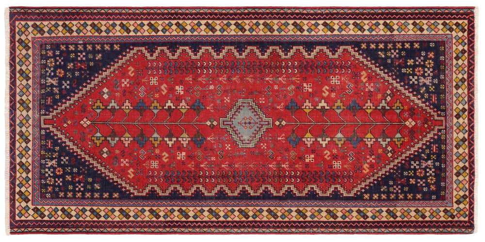 handmade Traditional Tabriz Red Beige Hand Knotted RUNNER 100% WOOL area rug 3 x 6