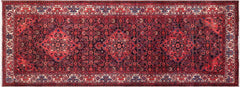 handmade Traditional Tabriz Blue Beige Hand Knotted RUNNER 100% Wool Pile area rug 4x12