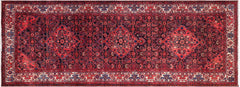 handmade Traditional Tabriz Blue Beige Hand Knotted RUNNER 100% WOOL area rug 4 x 12