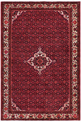 handmade Traditional Tabriz Red Beige Hand Knotted RECTANGLE 100% Wool Pile area rug 7x10