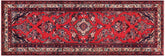 handmade Traditional Kashan Red Beige Hand Knotted RUNNER 100% WOOL area rug 3 x 9