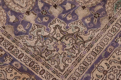 handmade Vintage Sheikh Shaf Purple Green Hand Knotted RECTANGLE 100% WOOL area rug 10' x 13'