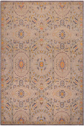 handmade Traditional Kafkaz Gray Lt. Green Hand Knotted RECTANGLE 100% WOOL area rug 9 x 12