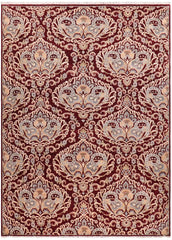 handmade Transitional Kafkaz Red Blue Hand Knotted RECTANGLE 100% WOOL area rug 8 x 10