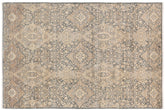 handmade Modern Kafkaz Gray Blue Hand Knotted RECTANGLE 100% WOOL area rug 6' x 9'