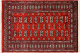 handmade Geometric Bokhara Rust Beige Hand Knotted RECTANGLE 100% WOOL area rug 4X6