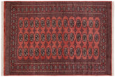 handmade Geometric Bokhara Pink Green Hand Knotted RECTANGLE 100% WOOL area rug 4X6