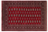 handmade Geometric Bokhara Red Beige Hand Knotted RECTANGLE 100% WOOL area rug 6X8