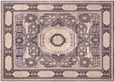 handmade Geometric Mamluk Gray Black Hand Knotted RECTANGLE 100% WOOL area rug 12 x 15