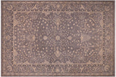 handmade Traditional Kafkaz Gray Beige Hand Knotted RECTANGLE 100% WOOL area rug 10x14