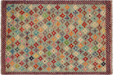 handmade Modern Balouchi Blue Red Hand Knotted RECTANGLE 100% WOOL area rug 3x5