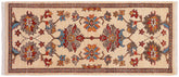 handmade Traditional Kafkaz Beige Rust Hand Knotted RUNNER 100% WOOL area rug 3' x 5'